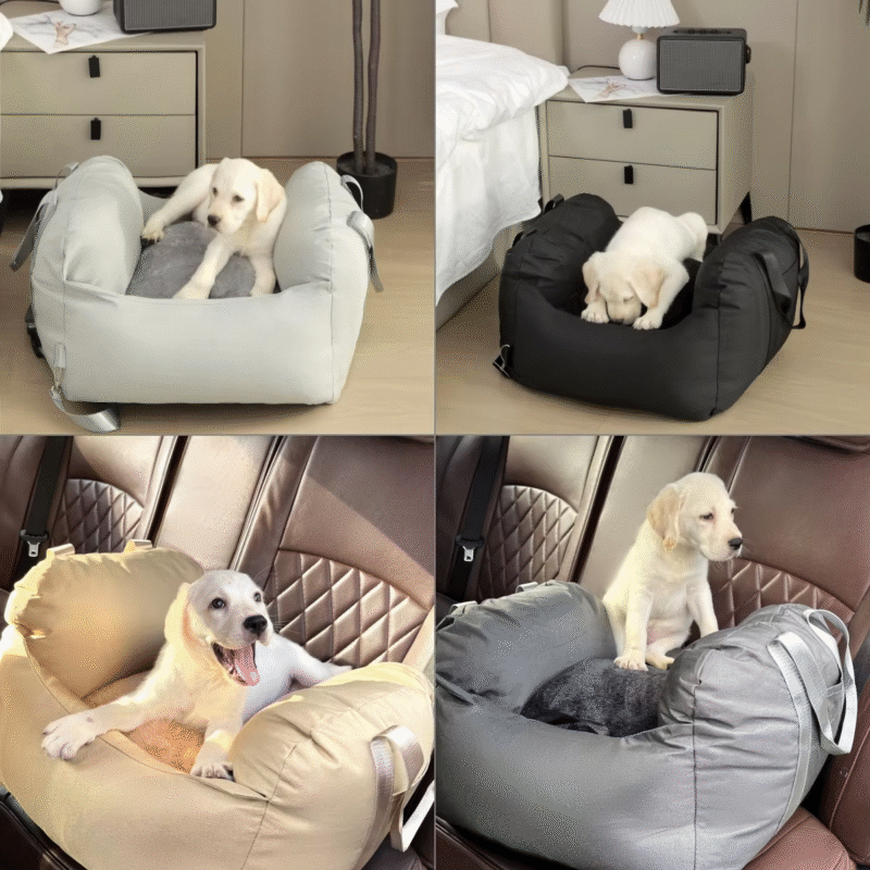 Portable Dog Car Safety Seat Bed - Image 6