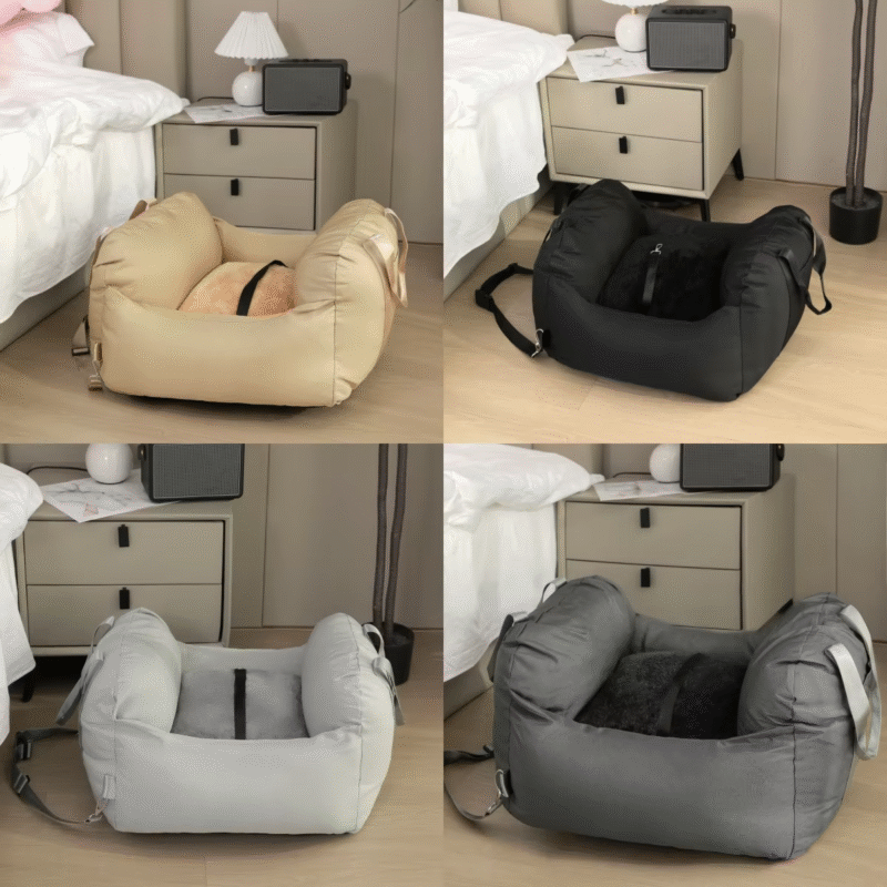 Portable Dog Car Safety Seat Bed - Image 4