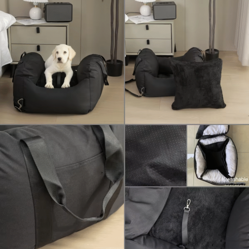 Portable Dog Car Safety Seat Bed - Image 3